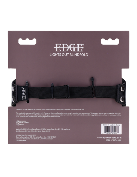 SPORTSHEETS EDGE LIGHTS OUT BLINDFOLD