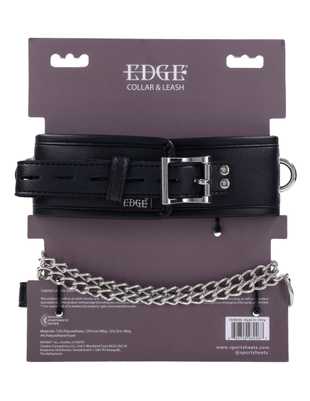 SPORTSHEETS EDGE COLLAR & LEASH