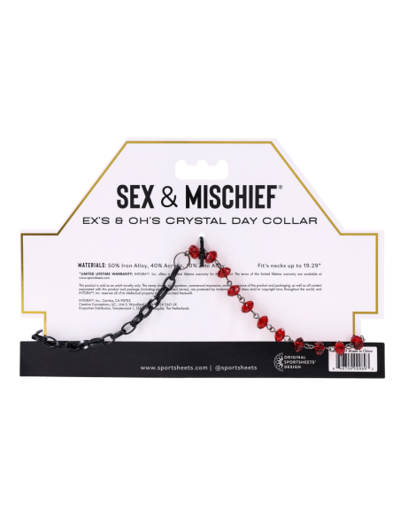 SPORTSHEETS EX'S AND OH'S CRYSTAL DAY COLLAR