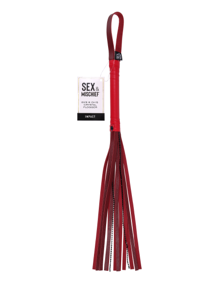 SPORTSHEETS EX'S AND OH'S CRYSTAL FLOGGER