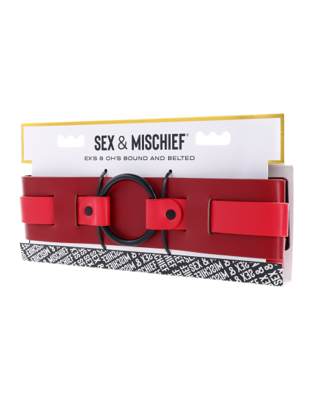 SPORTSHEETS EX'S AND OH'S BOUND AND BELTED