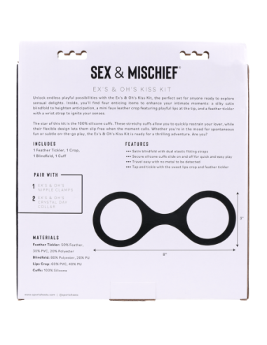 SPORTSHEETS EX'S AND OH'S KISS KIT