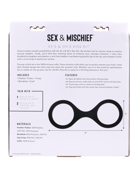 SPORTSHEETS EX'S AND OH'S KISS KIT