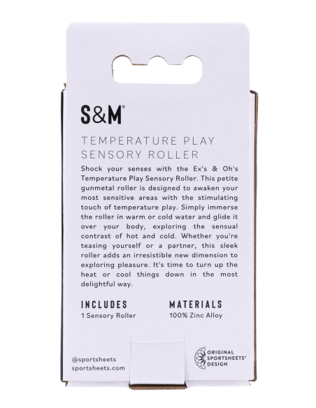 SPORTSHEETS LA TEMPERATURA DE EX Y OH JUEGA CON EL RODILLO SENSORIAL