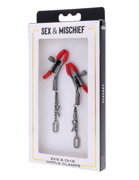 SPORTSHEETS EX'S AND OH'S NIPPLE CLAMPS
