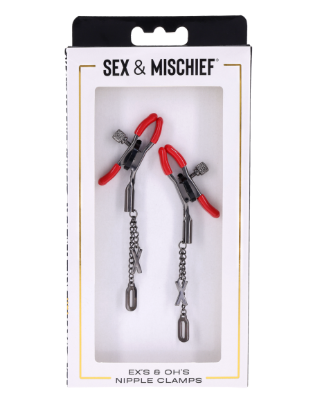 SPORTSHEETS EX'S AND OH'S NIPPLE CLAMPS