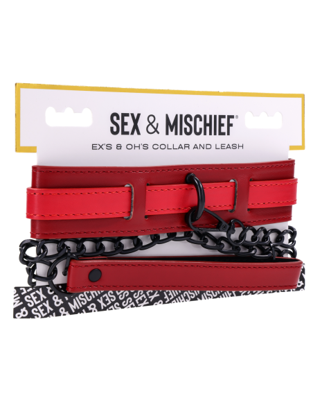 SPORTSHEETS EX'S AND OH'S COLLAR AND LEASH