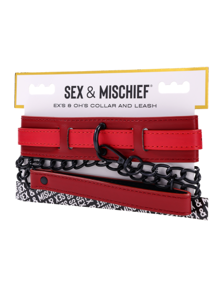 SPORTSHEETS EX'S AND OH'S COLLAR AND LEASH