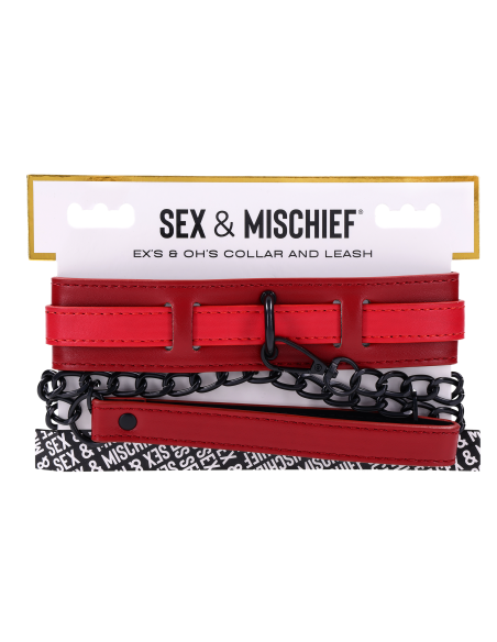 SPORTSHEETS EX'S AND OH'S COLLAR AND LEASH