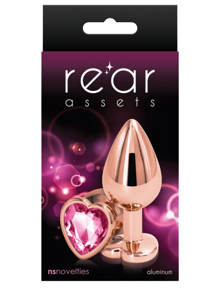 ACTIVO TRASERO ORO ROSA CORAZÓN M ROSA