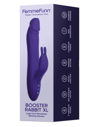FEMMEFUNN BOOSTER RABBIT XL DARK PURPLE