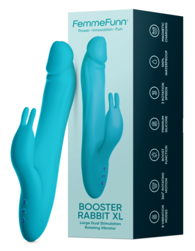FEMMEFUNN BOOSTER CONEJO XL TURQUESA