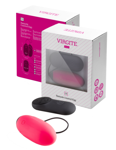 VIRGITE G5 RECHARGEABLE EGG AND REMOTE G5 PINK