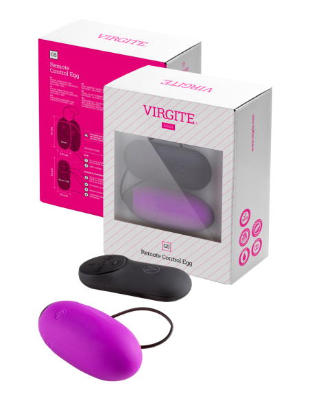 VIRGITE G5 HUEVO RECARGABLE Y MANDO A DISTANCIA G5 MORADO