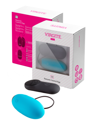 VIRGITE G5 RECHARGEABLE EGG AND REMOTE G5 BLUE