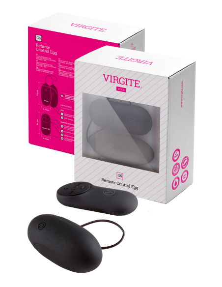 VIRGITE G5 RECHARGEABLE EGG AND REMOTE G5 BLACK