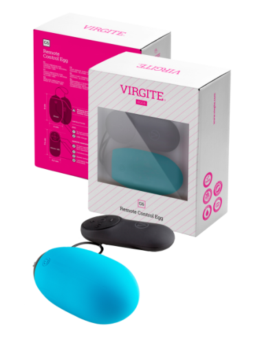 VIRGITE G6 RECHARGEABLE EGG AND REMOTE G6 BLUE