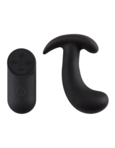 VIRGITE  PROSTATIC VIBRATOR WITH REMOTE CONTROL BLACK