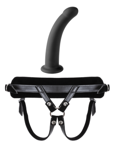 VIRGITE ARNÉS UNIVERSAL CON CONSOLADOR NEGRO...