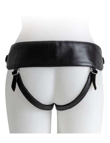 VIRGITE  UNIVERSAL HARNESS WITH BLACK DILDO...