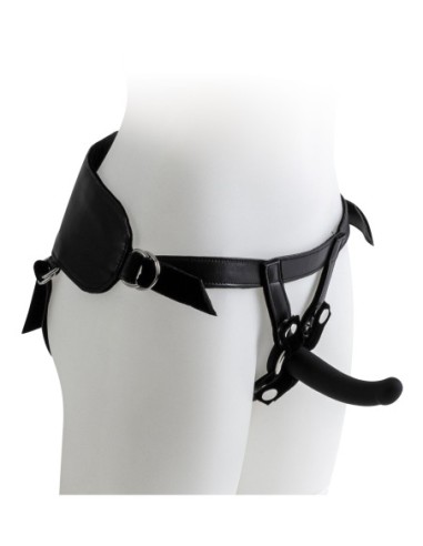 VIRGITE  UNIVERSAL HARNESS WITH BLACK DILDO...