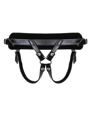 VIRGITE  UNIVERSAL HARNESS WITH BLACK DILDO...
