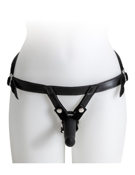 VIRGITE ARNÉS UNIVERSAL CON CONSOLADOR NEGRO TALLA M NEGRO