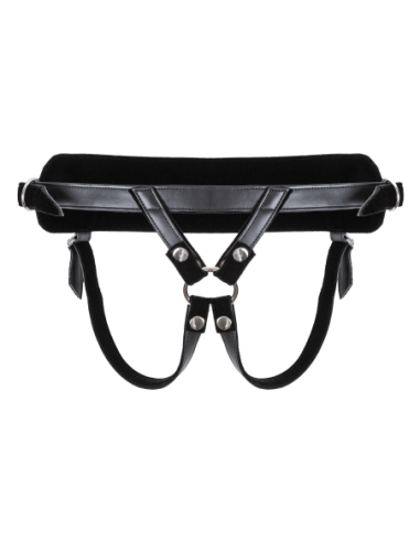VIRGITE  UNIVERSAL HARNESS WITH BLACK DILDO...