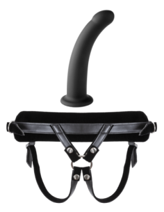VIRGITE ARNÉS UNIVERSAL CON CONSOLADOR NEGRO TALLA L NEGRO