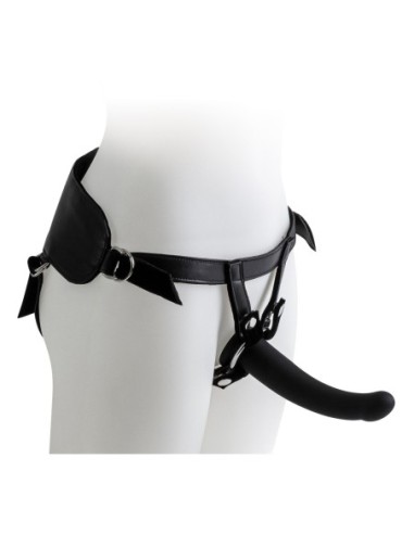 VIRGITE  UNIVERSAL HARNESS WITH BLACK DILDO...