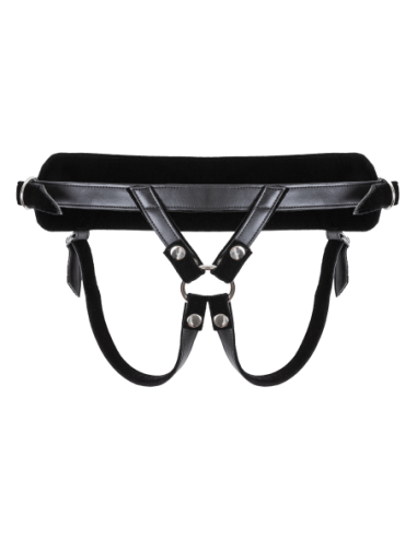 VIRGITE  UNIVERSAL HARNESS WITH BLACK DILDO...