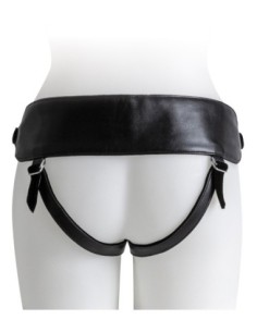 VIRGITE  UNIVERSAL HARNESS WITH BLACK DILDO SET SIZES S M... 2
