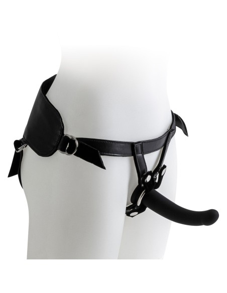 VIRGITE ARNÉS UNIVERSAL CON JUEGO DE CONSOLADOR NEGRO TALLAS S M L NEGRO