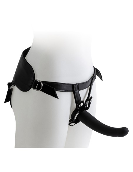 VIRGITE ARNÉS UNIVERSAL CON JUEGO DE CONSOLADOR NEGRO TALLAS S M L NEGRO