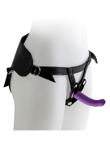 VIRGITE  UNIVERSAL HARNESS WITH PURPLE DILDO...