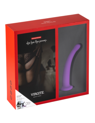 VIRGITE ARNÉS UNIVERSAL CON CONSOLADOR MORADO...
