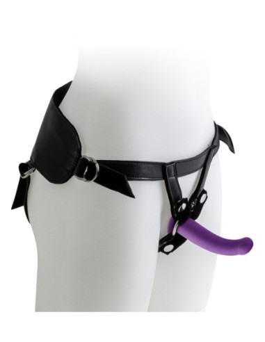 VIRGITE  UNIVERSAL HARNESS WITH PURPLE DILDO...