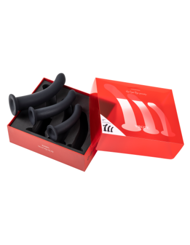 VIRGITE  SET OF 3 DILDOS SIZES S M L BLACK BLACK