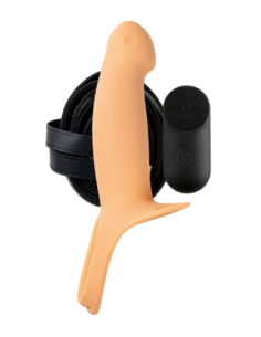 VIRGITE H3 VIBRATING HOLLOW STRAP H3 SIZE S FLESH