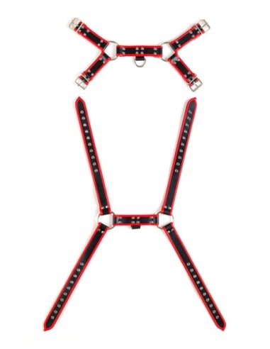 VIRGITE  MAN BONDAGE BODY HARNESS MOD. 1 BLACK