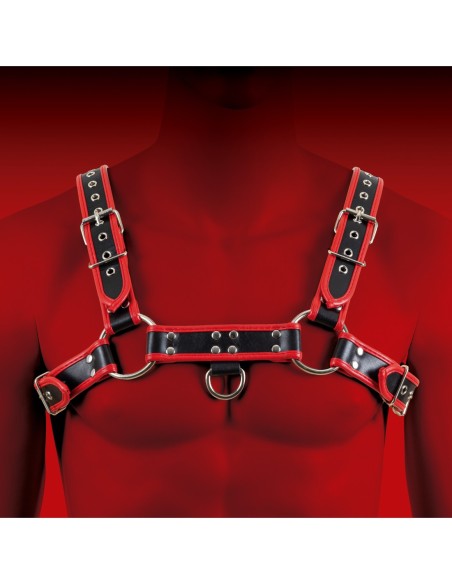 VIRGITE ARNÉS DE CUERPO BONDAGE HOMBRE MOD. 1 NEGRO