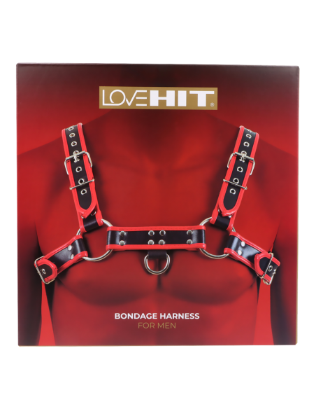 VIRGITE ARNÉS DE CUERPO BONDAGE HOMBRE MOD. 1 NEGRO