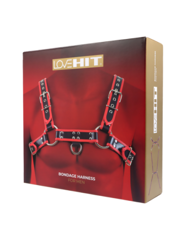 VIRGITE  MAN BONDAGE BODY HARNESS MOD. 1 BLACK