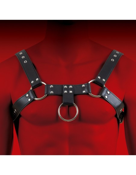 VIRGITE ARNÉS DE CUERPO BONDAGE HOMBRE MOD. 2 NEGRO