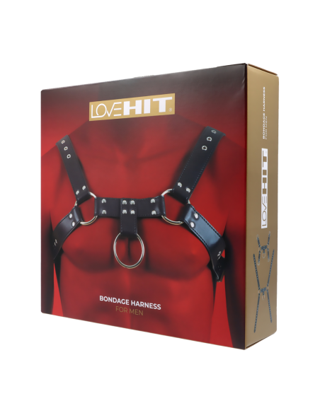 VIRGITE  MAN BONDAGE BODY HARNESS MOD. 2 BLACK