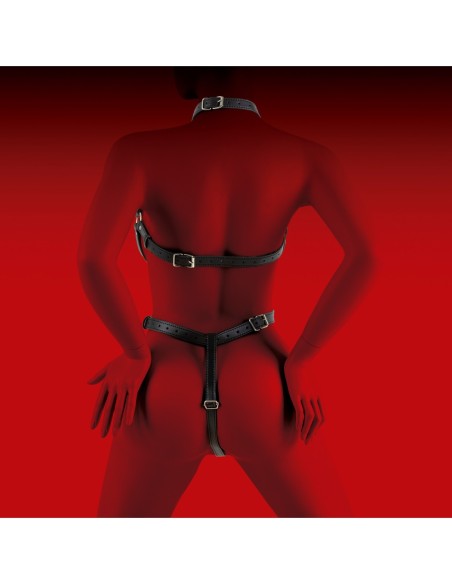 VIRGITE  WOMAN BONDAGE BODY HARNESS MOD. 1 BLACK