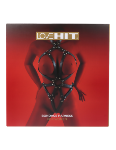 VIRGITE  WOMAN BONDAGE BODY HARNESS MOD. 1 BLACK