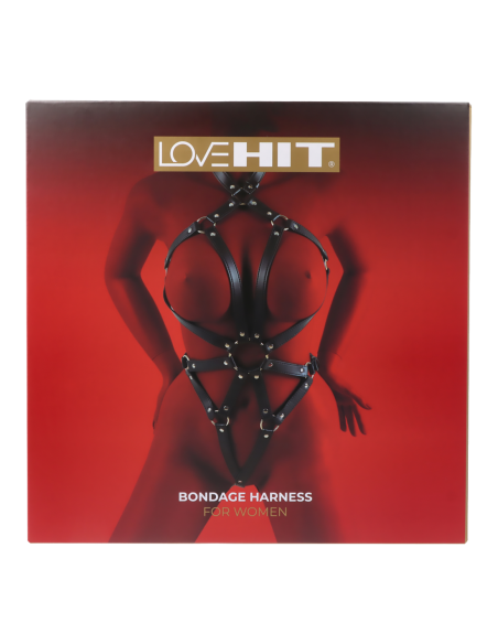 VIRGITE  WOMAN BONDAGE BODY HARNESS MOD. 1 BLACK