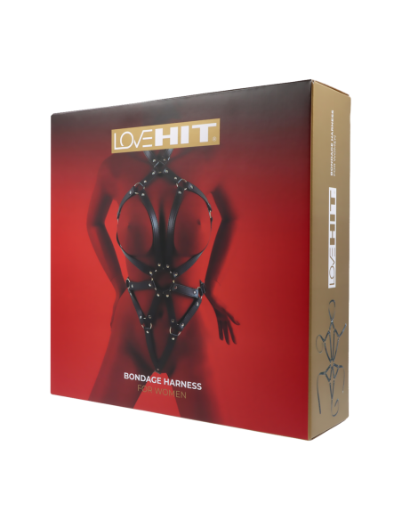 VIRGITE  WOMAN BONDAGE BODY HARNESS MOD. 1 BLACK