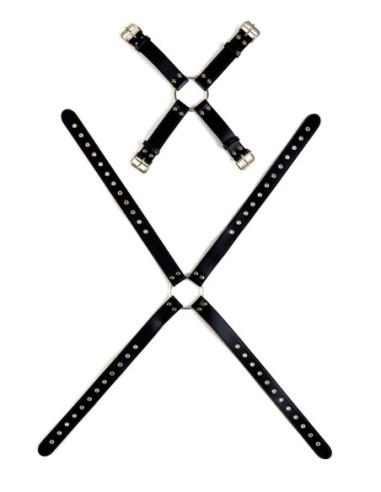 VIRGITE  MAN BONDAGE BODY HARNESS MOD. 3 BLACK